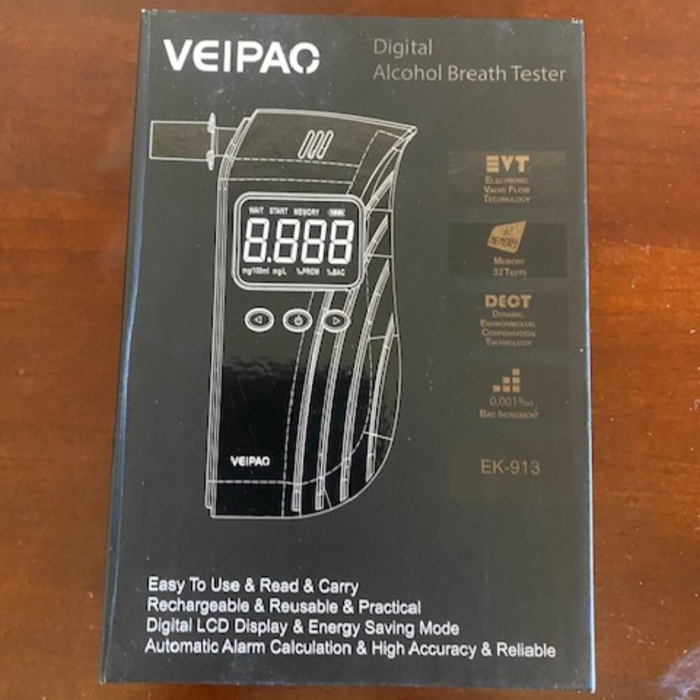 Veipac Digital Breath Tester - New In Box